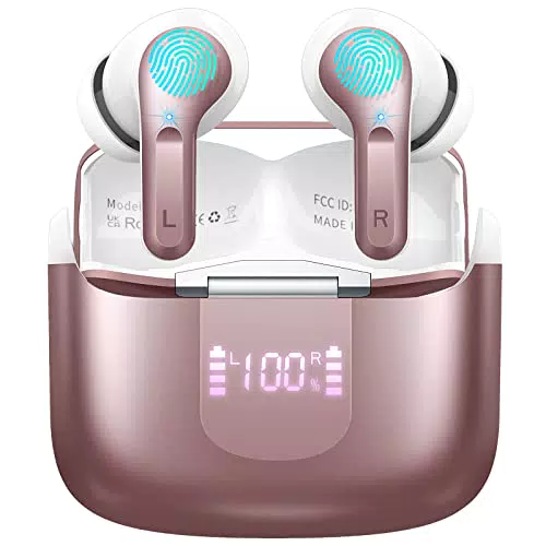**Bluetooth Kopfhörer In Ear mit 4 ENC Mikrofon, Noise Cancelling, IP7 Wasserdicht**