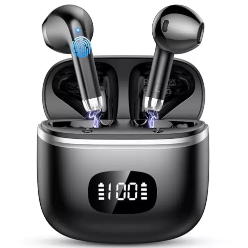 Bluetooth Kopfhörer 5.3 mit ENC, HiFi Stereo, 40 Std. Spielzeit, USB-C