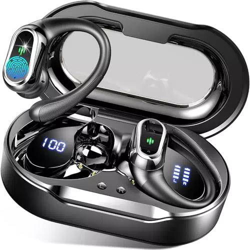 Bluetooth Kopfhörer Sport mit 50H Spielzeit, IP7 Wasserdicht und Touch Control