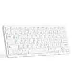Logitech Bluetooth Tastatur QWERTZ - Ultradünn, Wiederaufladbar, Kompatibel mit iOS/Android/Windows