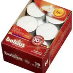 Bolsius Teelichter aus Wachs – Lange Brenndauer für stimmungsvolles Licht