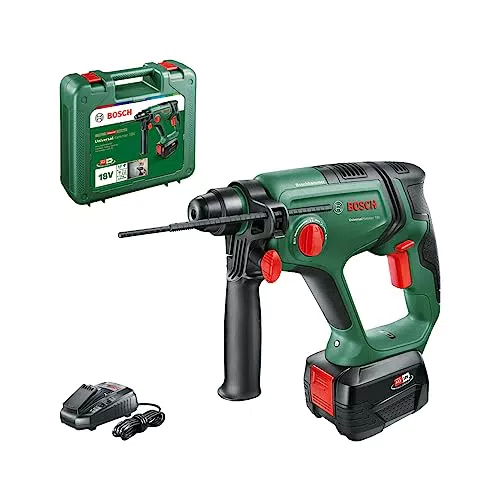 Bosch UniversalHammer 18V Akku-Bohrhammer zum Bohren, Hammerbohren und Meißeln