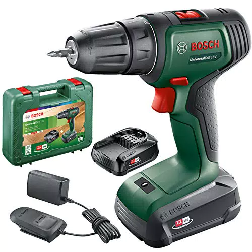 Bosch Akkuschrauber UniversalDrill 18V (2 Akkus, im Koffer)