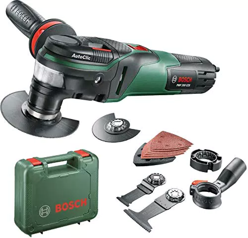 Bosch PMF 350 CES Multifunktionswerkzeug für Starlock Zubehör im Koffer