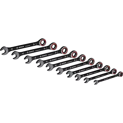 Bosch Professional Schraubenschlüssel Set - Taschenwerkzeug für Profis