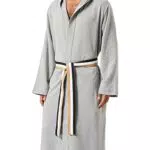 BOSS Bademantel Iconic F. Terry Robe, Grey