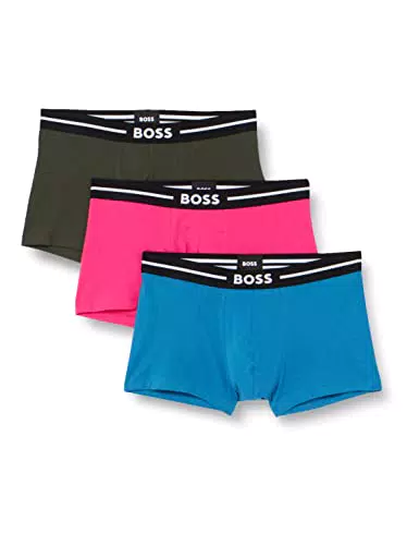 BOSS 3P Bold Trunk für Herren - Bequeme Unterwäsche für den Alltag