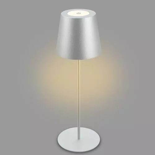 Briloner LED Tischlampe kabellos, dimmbar und höhenverstellbar, ideal für Outdoor