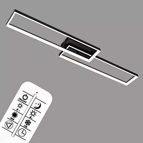 BRILONER LED Deckenleuchte dimmbar mit Fernbedienung und Nachtlichtfunktion