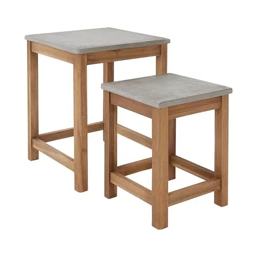BUTLERS Beistelltische aus FSC® Holz für Balkon, Terrasse und Garten