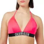 Calvin Klein Damen Triangel Bikini Oberteil mit Schnürung