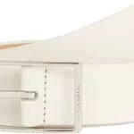 Calvin Klein Damen Gürtel Centre Bridge Buckle Belt aus Leder