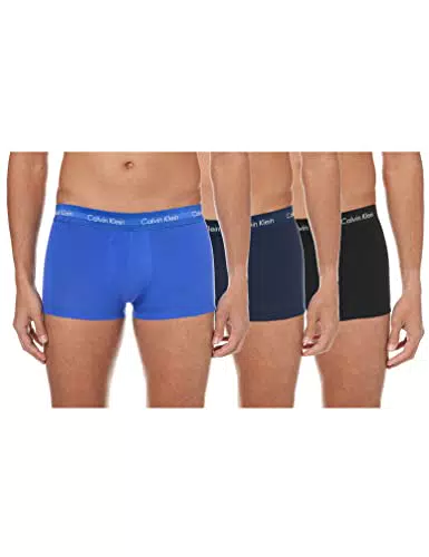 Calvin Klein Herren Boxershorts Low Rise Trunks aus Baumwolle mit Stretch