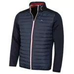 Calvin Klein Herren Hybrid Jacke - Schwarz/Silber