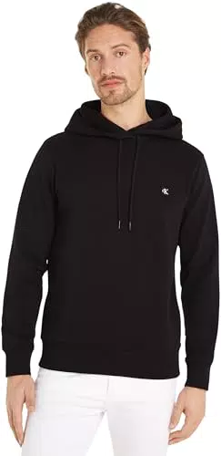 Calvin Klein Herren Hoodie mit gesticktem Logo und Kapuze