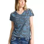 CECIL Damen Burn-Out Print T-Shirt B321640