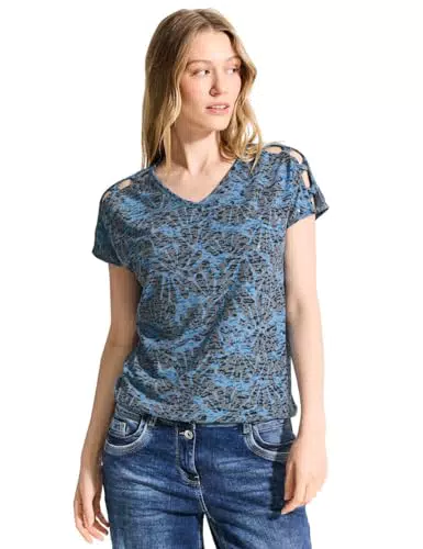 CECIL Damen Burn-Out Print T-Shirt B321640