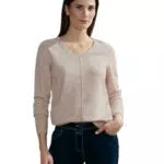 Cecil Damen T-Shirt - Blau Melange