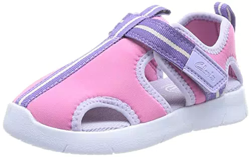 Clarks Mädchen Sneaker Ath Water K. - Pink Synthetic