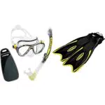 Cressi Big Eyes Evo Alpha Ultra Dry Schnorchelset mit Tauchmaske und Schnorchel
