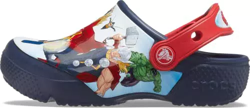 Crocs FL Avengers Patch Clog T, Holzschuh, Navy