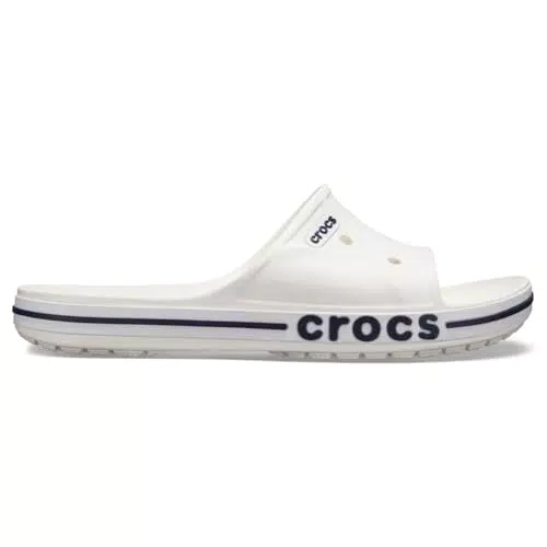 Crocs Unisex Bayaband Slide Schiebe-Sandalen, schiefergrau