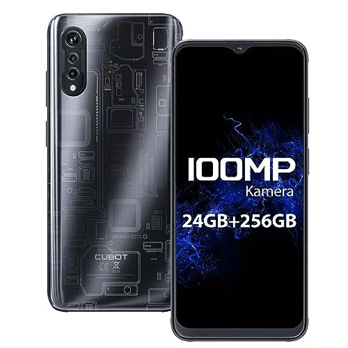 CUBOT X70 Smartphone, 24GB RAM, 256GB Speicher, 100MP Kamera, Android 13