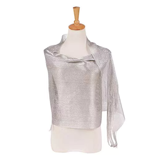 iSpchen Damen Abend Wrap Stola Schal - Eleganter Schal für Hochzeiten und Partys
