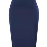 CL937-3 Damen Knielang Etui Rock Bodycon für Business und Freizeit