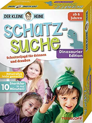 Heine Schatzsuche Dinosaurier Edition – Schnitzeljagd für drinnen und draußen