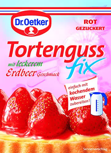 Dr. Oetker Tortenguss Erdbeer – Perfekte Glasur für Ihre Torten