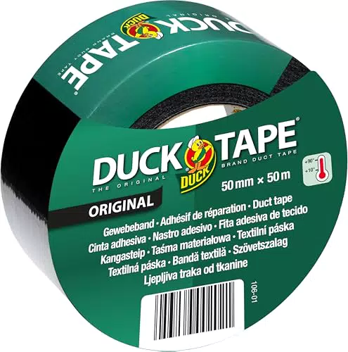 Duck Tape Original Gewebeband – Wasserdichtes Panzertape für Innen und Außen