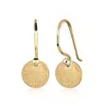 Elli Damen Ohrringe Ohrhänger Geo Plättchen 925 Silber