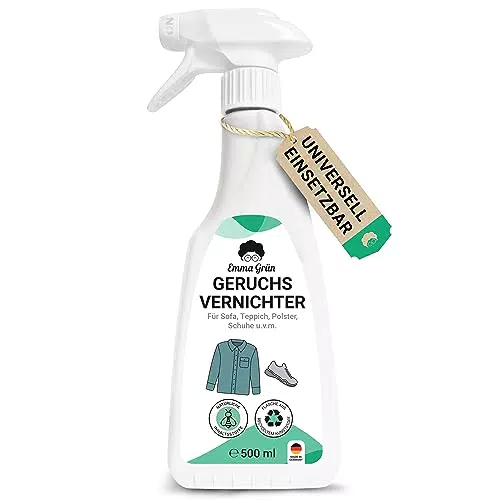 Emma Grün® Geruchsentferner Spray für Schuhe, Auto und Wohnung - Katzenurin Neutralisierer