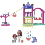 Enchantimals HHC16 Abenteuer-Spielplatz Spielset mit Eichhörnchen-Puppen