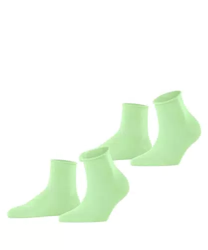ESPRIT Damen Socken Basic Pure - Baumwolle, einfarbig, 2 Paar