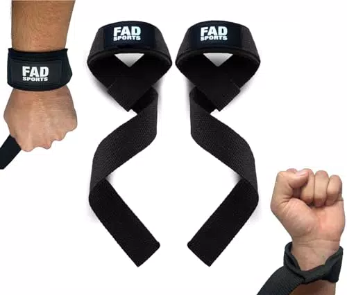 FAD Sports Zughilfen Lifting-Straps für Krafttraining und Bodybuilding