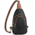 Bauchtasche Damen von FIGESTIN - Stilvolle Crossbody Bag aus PU Leder