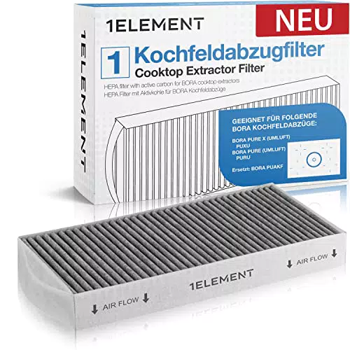 BORA PUAKF Aktivkohlefilter für Pure Umluft Kochfeldabzug - Ersatzfilter