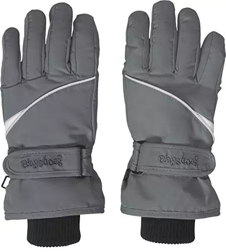 Playshoes Unisex Kinder Finger-Handschuh 422032, 33 - Grau
