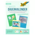Folia Dauerkalender 2318 mit Spiralbindung – Kreativer Bastelkalender DIN A4