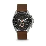 Fossil Decker Herren Chronograph Quarzwerk Edelstahl- oder Lederarmband