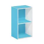 Furinno Pasir Bücherregal mit offenem Regal, 2-stufiges Design