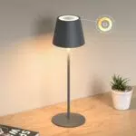 FUYO Kabellose LED Tischlampe, Touch Dimmbare, IP54, Aufladbar für Outdoor Nutzung