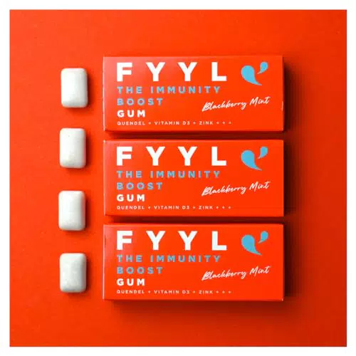 FYYL GUM Multivitamin Kaugummi für das Immunsystem - Plastik- und Zuckerfrei