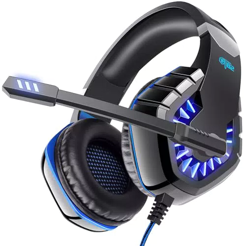 Gaming Headset mit 7.1 Surround Sound für PS4, PS5, Xbox One und PC