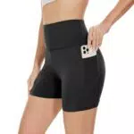 Gayhay Radlerhose Damen - Kurze Leggings mit Taschen, Sport Shorts High Waist
