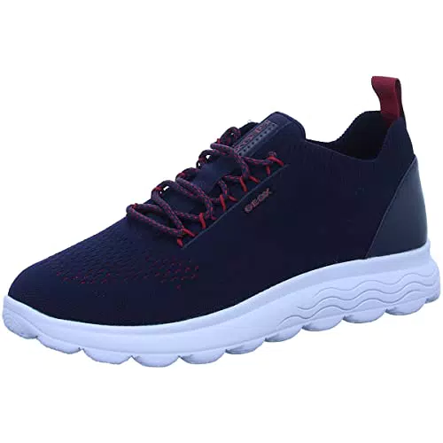 Geox Herren U Spherica A Sneakers, Rot