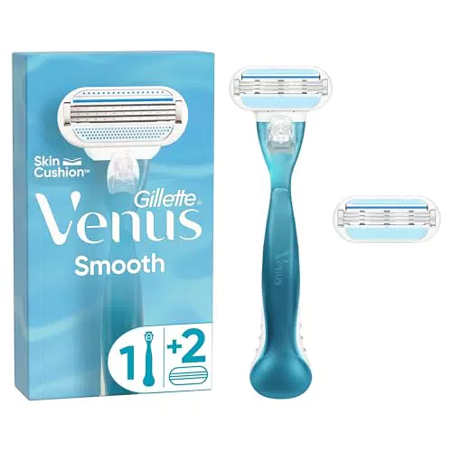 Gillette Venus Smooth Damenrasierer mit 2 Rasierklingen