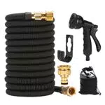 Gobesty Flexibler Gartenschlauch mit 8-Funktionsdüse – Knickfrei und Dehnbar